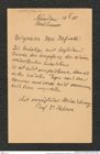 Nachlass Franz Steindachner, Brief von Haberer an Franz Steindachner (14.03.1905), Inv.Nr. 193.03, Seite 1